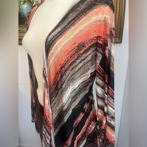 ZOZO lightweight Lenin Blend Open Cardigan size Medium 🍂🍁 - Picture 5 of 8